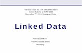 Linked Data - Massachusetts Institute of Technologypeople.csail.mit.edu/pcm/Bizer.pdf · publish existing open license datasets as Linked Data on the Web interlink things between
