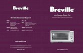 the Smart Oven Pro · them with a soft sponge in warm, ... The Breville Smart Oven ... a cooking technology that adjusts the