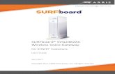 SURFboard® SVG2482AC Wireless Voice Gateway · Set Up a Wireless Network Connection Using Your Client Device ... PN 365-095-31279 x.2 SURFboard SVG2482AC Wireless Voice Gateway User