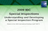 2009 IBC Special Inspections - Clark County, Nevada · 2009 IBC® Special Inspections ... Based on the 2009 International Building Code ... 14 2009 IBC® Special Inspections