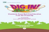 Dig In! Standards-Based Nutrition Education From the … In... · While garden-based education offers a natural science connection, ... and your local community. ... Throughout the