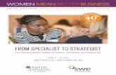 WOMEN MEAN BETTER BUSINESS - Smith College · smith college • northampton, ma ... smith college executive education for women women mean better business. program highlights ...