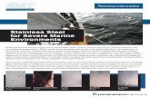 Stainless Steel for Severe Marine Environments v9.2017.pdf · applications in severe marine environments. ATI 2003 is a corrosion resistant grade of stainless steel developed by ...
