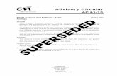 Advisory Circular 61-10 Rev 3 - Civil Aviation Authority ... · detailed in Appendix I to this Advisory Circular. A type rating obtained under the Civil Aviation Regulations 1953