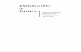 EXPLORATIONS IN PHYSICS A - Dickinson College … Explorations in Physics (EiP) is a set of curricular materials developed to help non-science majors acquire an appreciation of science,
