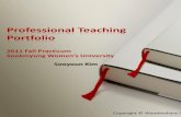 Sookmyung Women’s university Masters Degree TESOLtesolma.com/uploads/3/2/9/7/3297966/sooyounkim_2-portfolio.pdf · As an English teacher, I want to teach language effectively ...