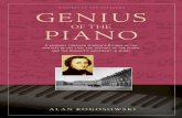 GENIUS OF THE PIANO€¦ · Dinu Lipatti. The most original and inspired master of the piano, as well as one of the truly ... piano technique is due to several exceptional teachers.