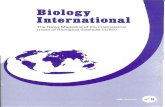 Biology International · Biology International ... (Element Concentration ... androgenism and hyperprolactinemia. 10) Embryo-uterine interactions, and the