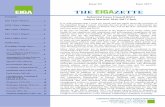 Issue 50 June 2017 THE ZETTE - eiga.eu · Many other documents are in preparation and should be completed in the ... IGC Chair’s Report 1 MGC Chair’s ... SAC Chair’s Report