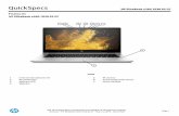 HP Stream 11 Pro G3 Notebook PC · HP EliteBook x360 1030 G2 PC ... including the IR camera for face recognition and Touch Fingerprint ... The specifications for the 802.11ac WLAN