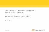Veritas™ Cluster Server Release Notes · For information regarding the latest HOWTO articles, ... VCS enterprise agents for NetApp SnapMirror and VCS ... Veritas Cluster Server