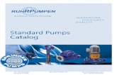 Standard Pumps Catalog Standard Pump... · ANSI/ASME Standard B 73.1 (OH1). ... B73.2 Top Pull-Out Simplifies Maintenance Protected One-piece Shaft Flanged suction and discharge on
