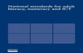 8755 National standards for adult literacy, numeracy and … · National standards for adult literacy, numeracy and ICT. ... curriculum requirements for English, ... ﬁlling in an