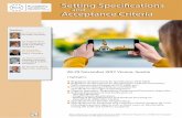 and Acceptance Criteria - download.gmp-compliance.orgdownload.gmp-compliance.org/daten/seminarpdf/ECA-Setting-Spec... · Regulatory Requirements for Specifications (ICH Q6A) ... APIC