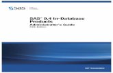 SAS 9.4 In-Database Productssupport.sas.com/documentation/cdl/en/indbag/68169/PDF/... · 2015-02-17 · SAS® 9.4 In-Database Products: Administrator's Guide, Fifth Edition. Cary,