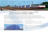 Romania made easy with new intermodal offer - P&O … · restrictions and they continue to run over weekends and public holidays. ... Finland, Romania and Hungary without transhipments