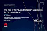 The Rise of the Industry Digitization: Opportunities for ... · Huawei Vision: 3 Technology Plays an Important Role in the Evolution of IoT 4G NB-IoT: Start the New Era of All Things