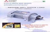  · MITSUBISHI ELECTRIC Changes for the Better for a greener tomorrow ges CYCLO DRIVE 6000 SERIES SUMITOMO CYCLO-DRIVE WITH MITSUBISHI ELECTRIC MOTOR