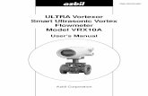 ULTRA Vortexor Smart Ultrasonic Vortex Flowmeter Model … · i Thank you for purchasing a Smart Ultrasonic Vortex Flowmeter. Using ultra-sonic waves to locate and measure the Karman