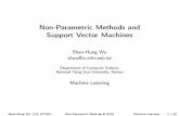 Non-Parametric Methods and Support Vector Machines · Non-Parametric Methods and Support Vector Machines Shan-Hung Wu shwu@cs.nthu.edu.tw Department of Computer Science, National