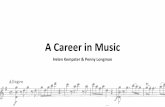 A Career in Music - crac.org.uk A Career in Music.pdf · •Anything else (remember the skills in the previous slide…) Graduate Destinations ... •Guy Baron, Aviram Barath and