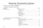 Bowmar Orchestral Library - Alfred Music · Aaron Copland Hoe-Down ... ────────── ────────── ────────── Bowmar Orchestral