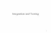 Integration and Testing - David R. Cheriton School of ...apidduck/se362/Lectures/test.pdfAutomated Testing Human testers are inefficient Pros – Lowers overall cost of testing –