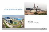ULTRA SUPERCRITICAL BOILERS - eecpowerindia.com · ERECTION, COMMISSIONING Turn Key 1000MW Coal-Fired Supercritical Plant including Major BOPs Customer: ... Features of MHI USC Coal-Fired