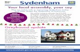 Winter 2015 Sydenham - Lewisham Council€¦ · The Beatles Concert With Mary Carewe and Graham Bickley ... Sax Quartet Diary dates for December St. Bartholomew’s Church, An evening