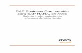 SAP Business One, versión para SAP HANA, en AWS … · SAP Business One, versión para SAP HANA, en AWS Guía de implementación de referencia de inicio rápido SAP Business One,