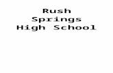 RUSH SPRINGS HIGH SCHOOL STUDENTS - … · Web viewRush Springs High School Home of the Redskin Pride 2012-2013 Student Handbook The Rush Springs School District shall provide equal