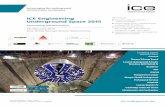 ICE Engineering Topics include: Underground Space 2015 · 2015-01-28 · underground construction @ice_engineers ICE Engineers Featuring expert speakers from: Crossrail Thames Tideway