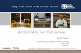 Laboratory White Dwarf Photospheres - cnls.lanl.govcnls.lanl.gov/External/whitedwarf/Talks/falcon.pdf · Summary: our experimental platform to measure white dwarf (WD) photosphericplasmas