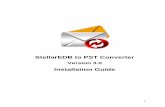 Installation Guide - Bilesen.Net | IT Yönetim ... · 2 Overview Stellar EDB to PST Converter converts mailboxes from MS Exchange database files into PST files. It allows you to convert