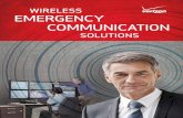 WiRElEss EMERGEnCY CoMMuniCAtion - Verizon Wireless€¦ · WiRElEss EMERGEnCY CoMMuniCAtion. ... + D eploy and staff a wireless emergency communications center to support ... mobile
