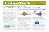 Lube-Tech · hydroprocessing technology All-hydroprocessing for base oils starts with the same feed as a solvent plant. However, instead of using a solvent to