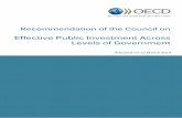 Effective Public Investment Across Levels of …€¦ · 1 | PAGE Foreword This document presents the Recommendation on Effective Public Investment Across Levels of Government that