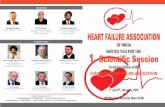HFA card front - Heart Failure Association of India card front.pdf · Consultant Cardiologist at the ... Neurohormonal blockade in Heart Failure Dr. Mohanan ... Role of myocardial