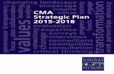 lead CMA Strategic Plan 2015-2018 evaluation … · CMA Strategic Plan 2015-2018 ... Strategic Plan 2015-2018 builds on CMA’s tradition and value of communicating ... fundraising