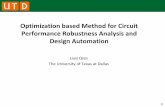 Optimization based Method for Circuit Performance ...zhoud/EE 7v81/Design_automation_Liuxi (1).pdf · Optimization based Method for Circuit Performance Robustness Analysis and Design