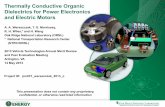 Thermally Conductive Organic Dielectrics for Power ... · Thermally Conductive Organic Dielectrics for Power Electronics and Electric Motors A. A. Wereszczak, T. G. Morrissey, R.