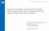 Dramatic Changes in the Environment for New Drug … · New Drug Creation and Challenges Facing Japan’s Pharmaceutical Industry. ... Challenges facing Japan’s Pharmaceutical ...