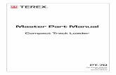 Master Part Manualconstructionsupport.terex.com/_library/technical_assistance/Terex... · PT-70 Part Number: 2046-356 Printed (9-11) (Revision 1/9/2013) Master Part Manual Compact