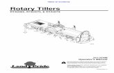 Rotary Tillers - Land Pride · If you replace this manual, be sure to transfer this information to the new ... & RTA3576 Rotary Tillers 311-254M Table of Contents See previous page