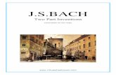 Two Part Inventions · J.S.BACH Two Part Inventions transcription for two violas Virtual Sheet Music s - License Agreement Carefully read all the terms and conditions of this license