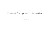 Human Computer Interaction - Walailak Computer Interaction... · Human Computer Interaction Week 5