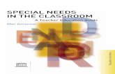 Special Needs in the Classroom: A Teacher … · Special Needs in the Classroom has been written to ... UNESCO Teacher Education Resource Pack. ... to help teachers become more skilled