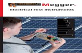 Electrical Test Instruments - Test Meter · Electrical Test Instruments ... test report book 1001-227 Fail label roll of 1000 ... To make it easier for you to change direction Megger