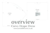 Curvy drape dress LETTER - Sew Different · FRONT & BACK BODICE CURVY DRAPE DRESS Cut 1 on folded fabric Cut the neckline into the folded BACK & FRONT BO D With right sides together,