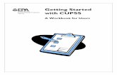 Getting Started with CUPSS - United States … · Getting Started with CUPSS This workbook is designed to give you five easy ... Let’s get started! For step ... Go through the rest